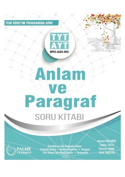 Palme Yks Tyt Ayt Anlam Ve Paragraf Soru Kitabı Yeni ürün görseli 1