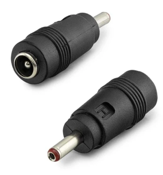 5,5X2,5 TO 3,5X1,35 Notebook Adaptör Ucu Çevirici 3.5X1.35 To 5.5X2.5 Siyah HDX1314 ürün görseli 1