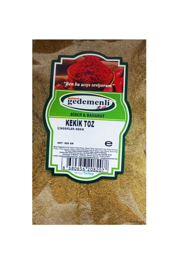 KEKİK TOZ 500 GR ürün görseli 1