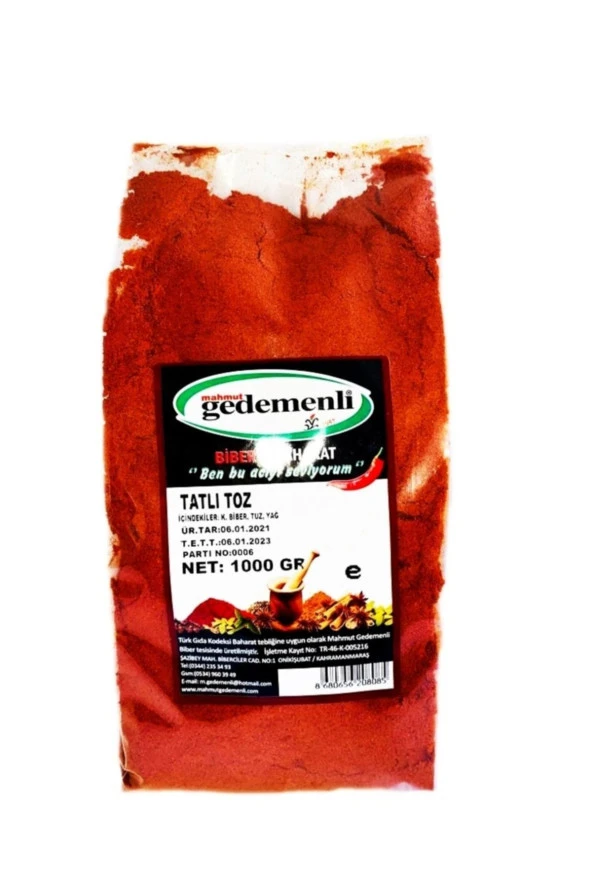 Tatlı Toz Biber 1 Kg ürün görseli 1