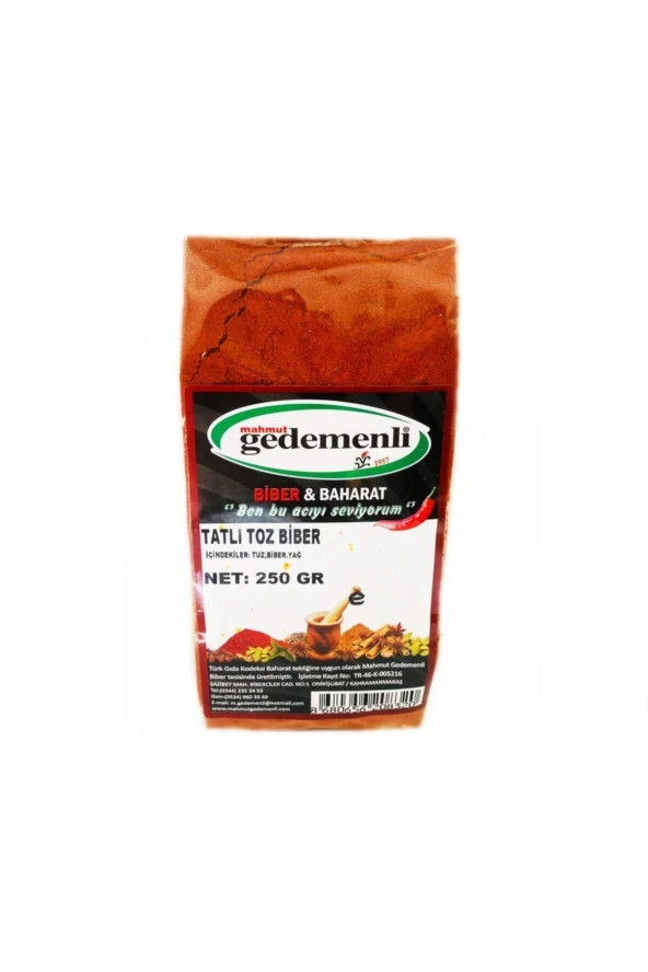 Tatlı Toz Biber 250 Gr ürün görseli 1