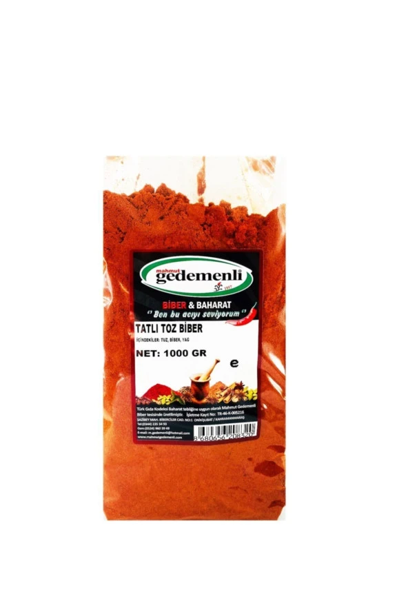 Tatlı Toz Biber 500 Gr ürün görseli 1
