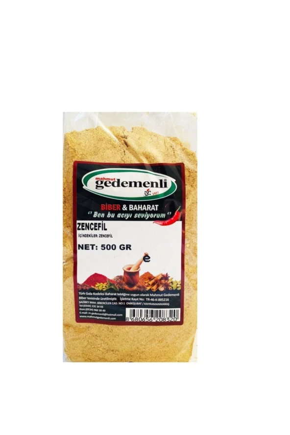 Zencefil Toz 500 Gr ürün görseli 1