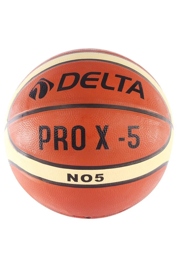 Delta Pro X Deluxe Kauçuk 5 Numara Basketbol Topu ürün görseli 1