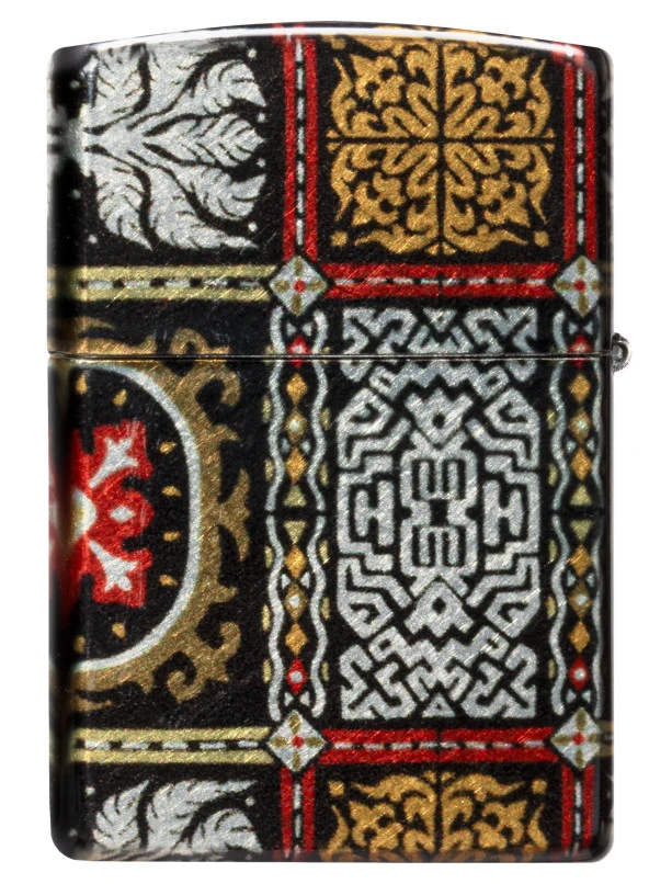 Zippo Tapestry Pattern - Dokuma Dizayn Çakmak - Resim 8