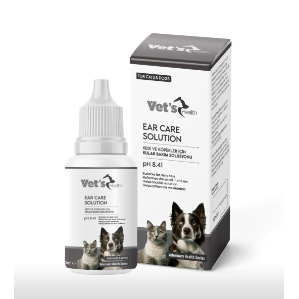 Vet's Health Ear Care Solution Kedi ve Köpekler İçin Kulak Bakım Solüsyonu 50ml ürün görseli 1
