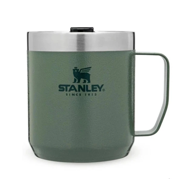 The Legendary Camp Mug Kapaklı Termos Bardak 0.35L  12oz - Hammertone Green ürün görseli 1