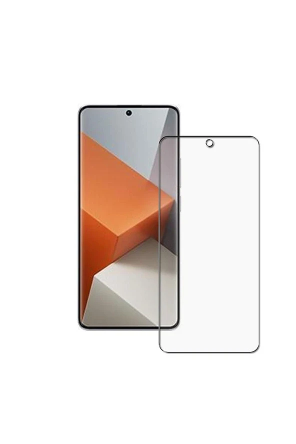 Redmi Note 13 C ile Uyumlu Şeffaf Esnek Nano Cam Ekran Koruyucu ürün görseli 1
