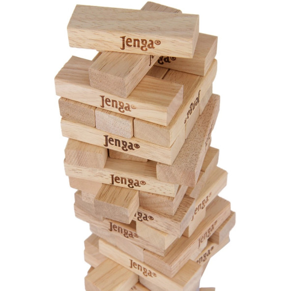 Orijinal Jenga 54 Parça Ahşap Denge Oyunu - Resim 5