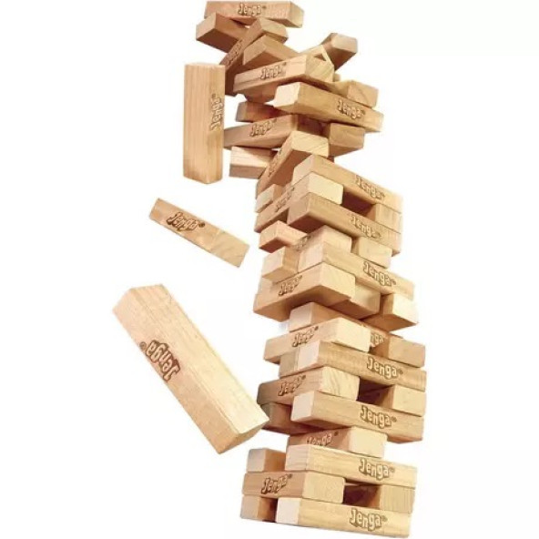 Orijinal Jenga 54 Parça Ahşap Denge Oyunu - Resim 7