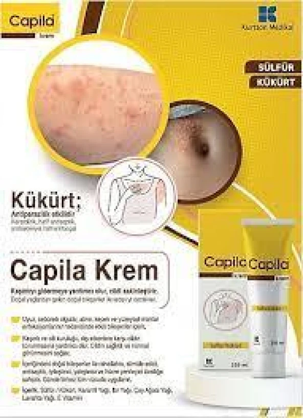Capila Sülfür Kükürt Krem 250 ml - Resim 3