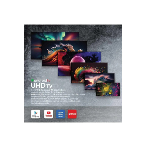 Conti Ct32an100h 32 Hd Ready Android Led Televizyon - Resim 2