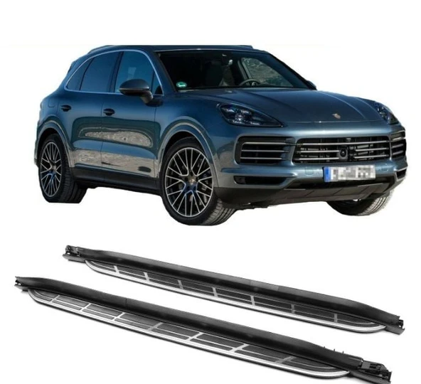AUTOGP Porsche cayenne yan basamak marşbiyel koruma 2018+ ürün görseli 1