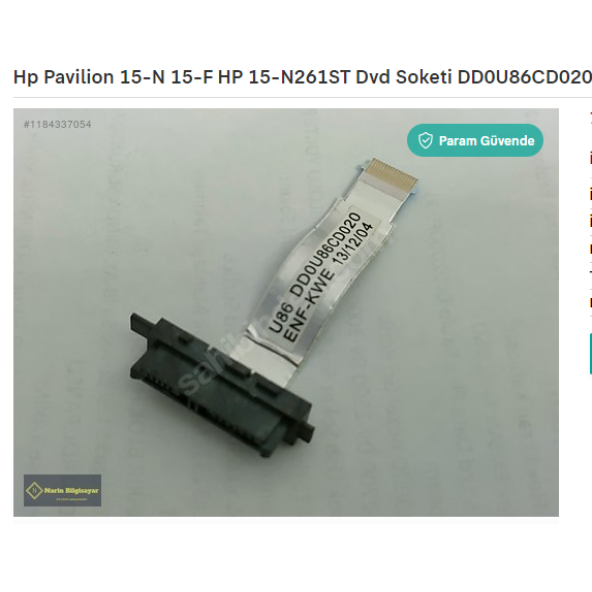 Hp 15-N 15-F HP 15-N261ST 15-N003ST Dvd Soketi ürün görseli 1
