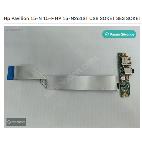 Hp 15-N 15-F HP 15-N261ST 15-N003ST USB SOKET SES SOKET SORUNSUZ ürün görseli 1