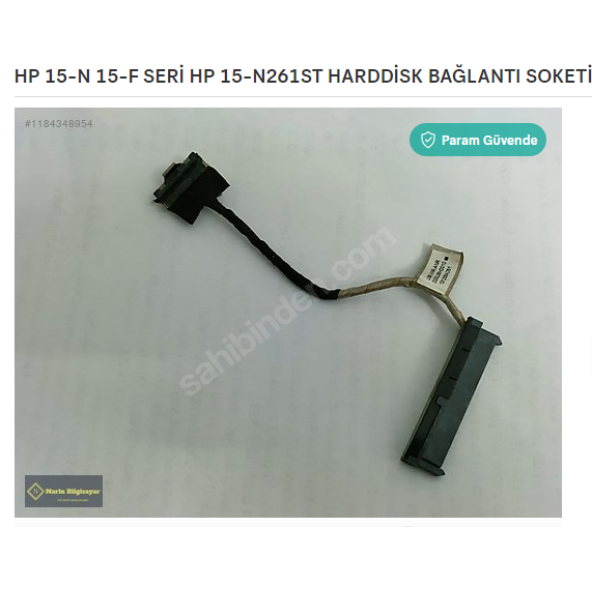 HP 15-N 15-F SERİ HP 15-N261ST HARDDİSK BAĞLANTI SOKETİ SORUNSUZ ürün görseli 1