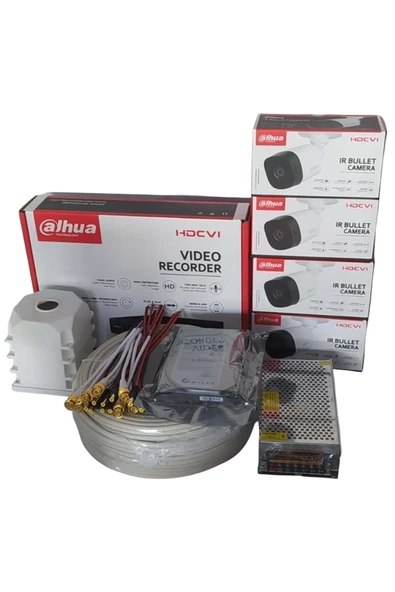 4 Kanal 4 Kamera Güvenlik Kamera Seti 500 Gb Sıfır Hdd Dahil 2 Yıl Garanti ürün görseli 1