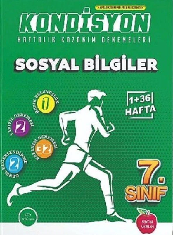 7. Sınıf Sosyal Bilgiler Kondisyon Haftalık Kazanım Deneme Newton Yayınları ürün görseli 1