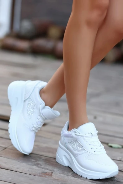 Filet 185 Gizli Topuklu Taban Sneaker Kadın Spor Ayakkabı ürün görseli 1