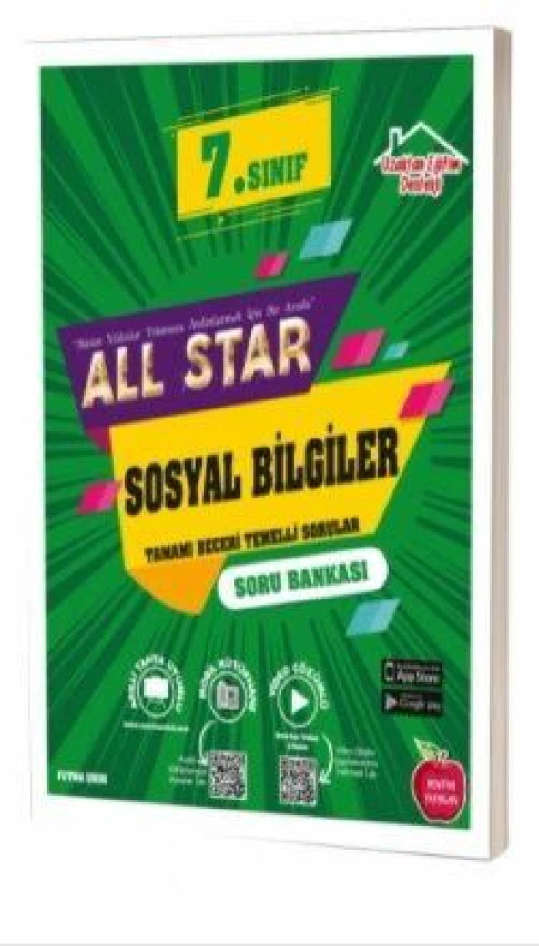 7. Sınıf Sosyal Bilgiler All Star Soru Bankası Newton Yayınları ürün görseli 1