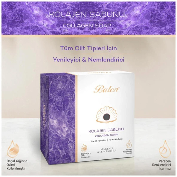 Balen Kolajen Sabunu (Balık Kolejenli) 125 Gr ürün görseli 1