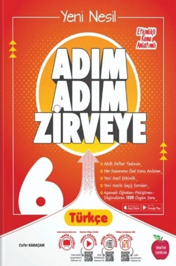 6. Sınıf Türkçe Adım Adım Zirveye Soru Bankası Newton Yayınları ürün görseli 1