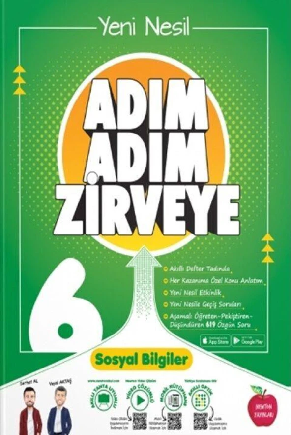 6. Sınıf Sosyal Bilgiler Adım Adım Zirveye Soru Bankası Newton Yayınları ürün görseli 1