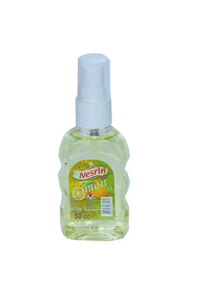 Sert Plastik 50 Ml Boş Sprey Kolonya Dezenfektan Şişesi + Valf 10 Adet ürün görseli 1