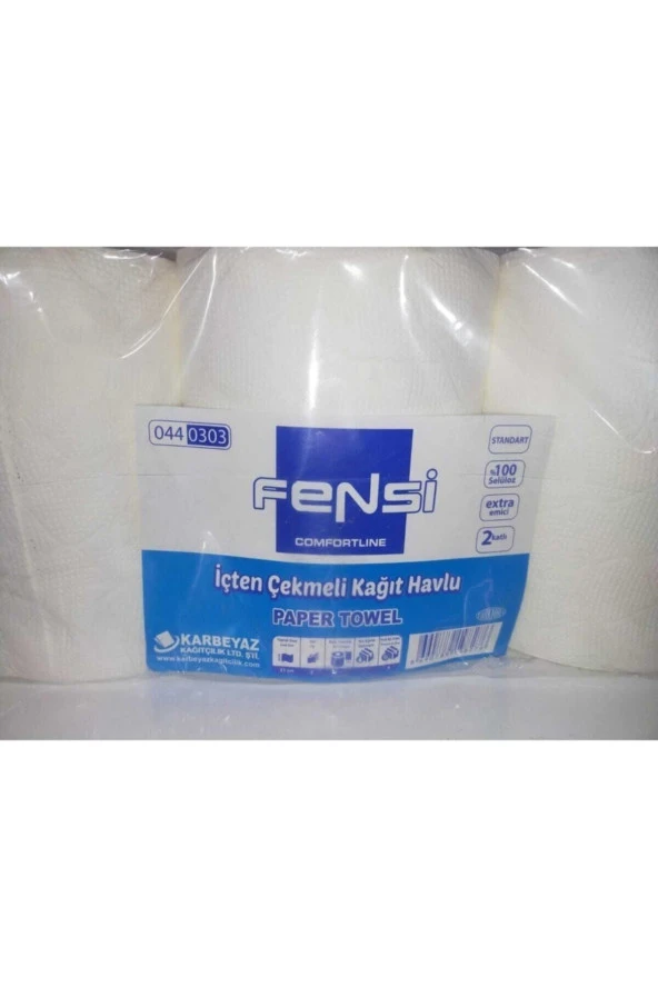 Içten Çekmeli Kağıt Havlu 6 Rulo ürün görseli 1