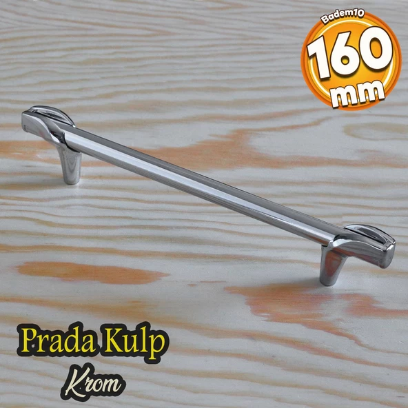 Prade 160 mm Krom Kulp Metal Mobilya Çekmece Mutfak Kapak Dolap Kulpları Dolabı Kulbu Kulpu ürün görseli 1