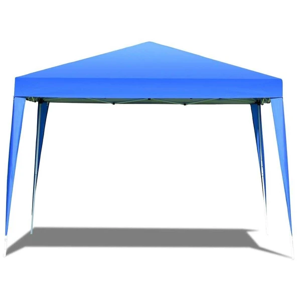 Gazebo Çardak Bahçe Kamelyası Gölgelik 300 x 300 Cm Polyester Tente Mavi ürün görseli 1