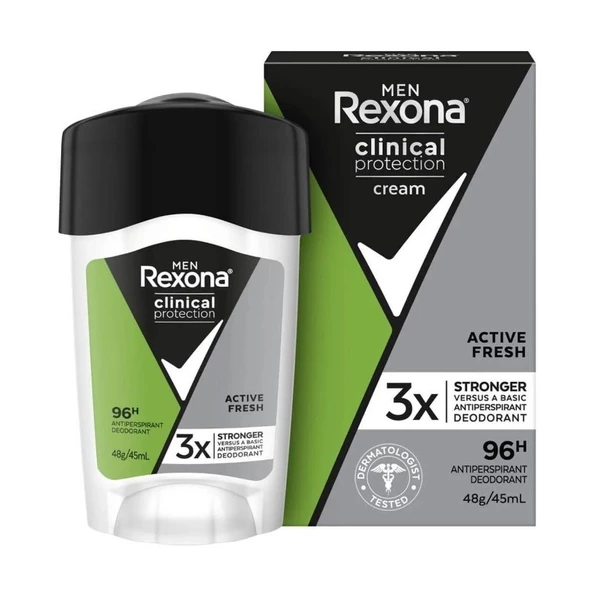Rexona Clinical Protection Active Fresh Erkek Stick Deodorant 45 ml ürün görseli 1