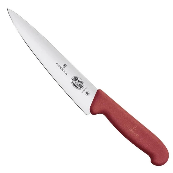 Victorinox Fibrox 25cm Dilimleme Bıçağı 5.2001.25 Kırmızı ürün görseli 1