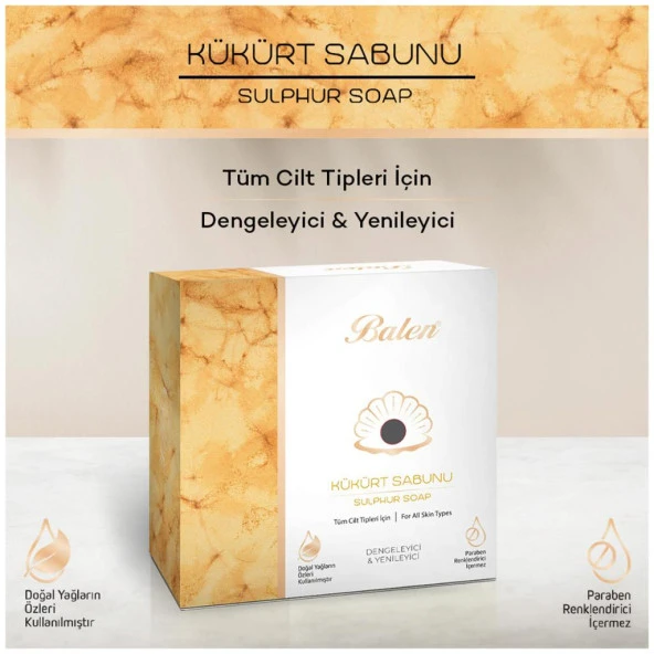 Balen Kükürt Sabunu 125 gr ürün görseli 1