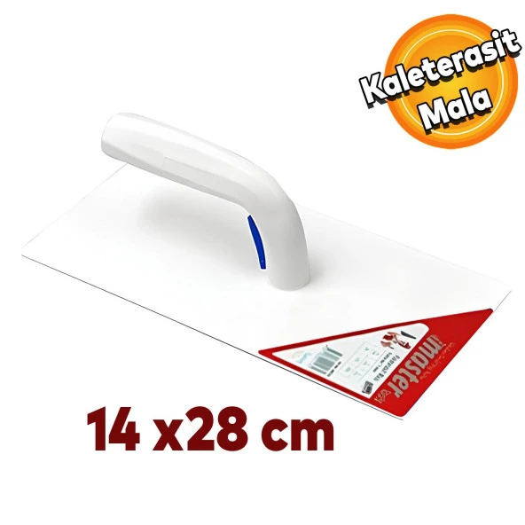 Master Sıva Malası Plastik Saplı Kaleterasit Mala Sıva İnşaat Duvar Harç Alçı Yalıtım 140x280 mm ürün görseli 1