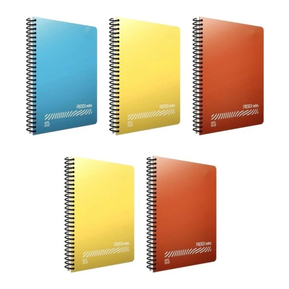 Gıpta ECO PP 80 Yp. A4 Spiralli Pp. Kapak Defter 3 Kareli + 2 Çizgili  - ( FRC ) ürün görseli 1