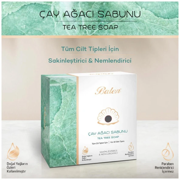 Balen Çay Ağacı Sabunu 125 gr ürün görseli 1