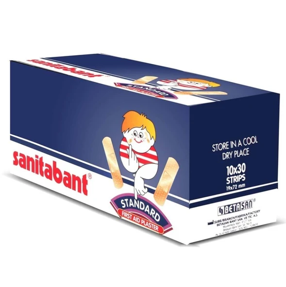 Sanitabant Yara Bandı 10x30 Adet ürün görseli 1