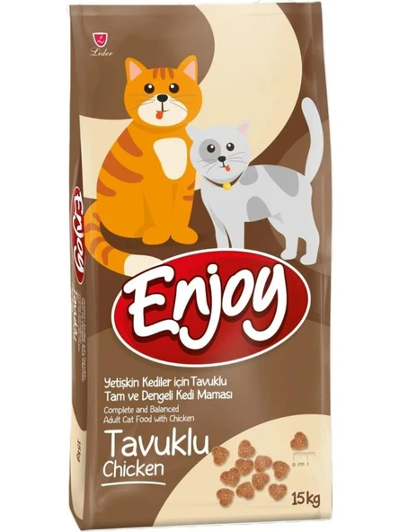 Enjoy Tavuklu 15 kg Yetişkin Kedi Maması ürün görseli 1
