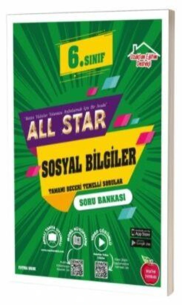 6. Sınıf Sosyal Bilgiler All Star Soru Bankası Newton Yayınları ürün görseli 1