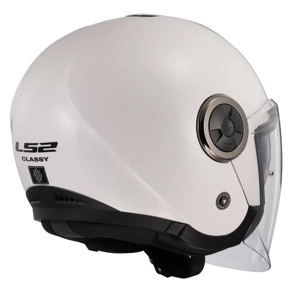 LS2 CLASSY BEYAZ KASK (GÜNEŞ VİZÖRLÜ) - Resim 5