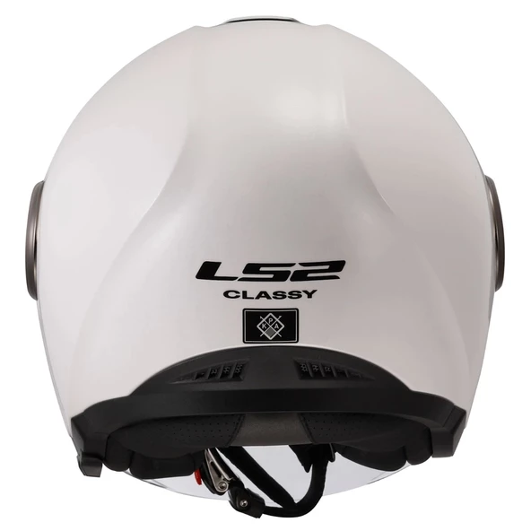 LS2 CLASSY BEYAZ KASK (GÜNEŞ VİZÖRLÜ) - Resim 4