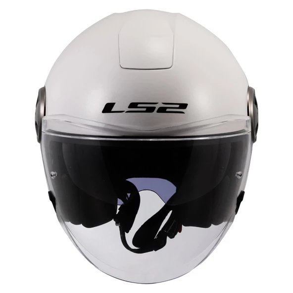 LS2 CLASSY BEYAZ KASK (GÜNEŞ VİZÖRLÜ) - Resim 7