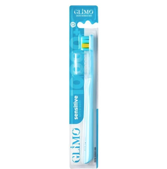 Glimo Sensitive Diş Fırçası 10000+ Ultra Soft Mavi ürün görseli 1
