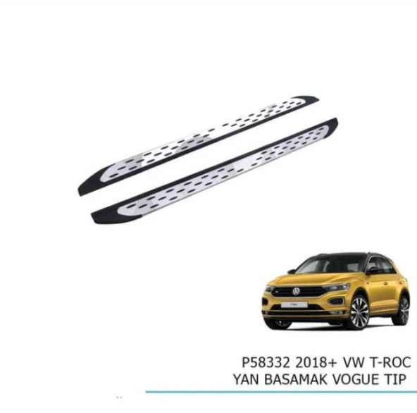 Vw t-roc yan basamak koruma 2018+ oem tip ürün görseli 1