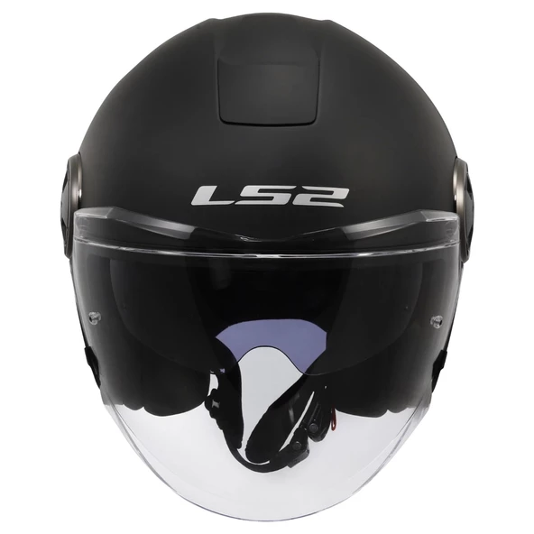 LS2 CLASSY MAT SİYAH KASK (GÜNEŞ VİZÖRLÜ) - Resim 5