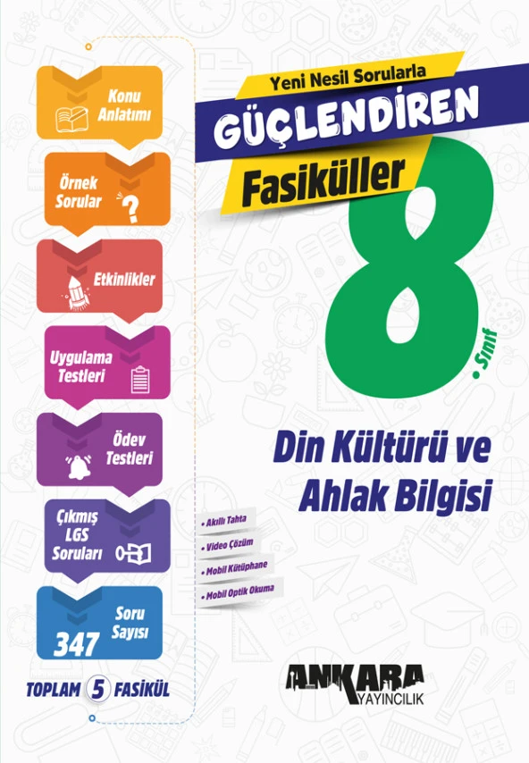 Ankara 2025 8. Sınıf Lgs Din Kültürü 1-2-3-4-5 Güçlendiren Fasikül Seti Konu A. Soru Bankası ürün görseli 1