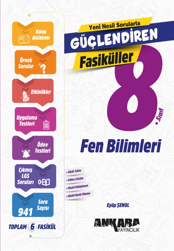 Ankara 2025 8. Sınıf Lgs Fen Bilimleri 1-2-3-4-5-6 Güçlendiren Fasikül Seti Konu A. Soru Bankası ürün görseli 1