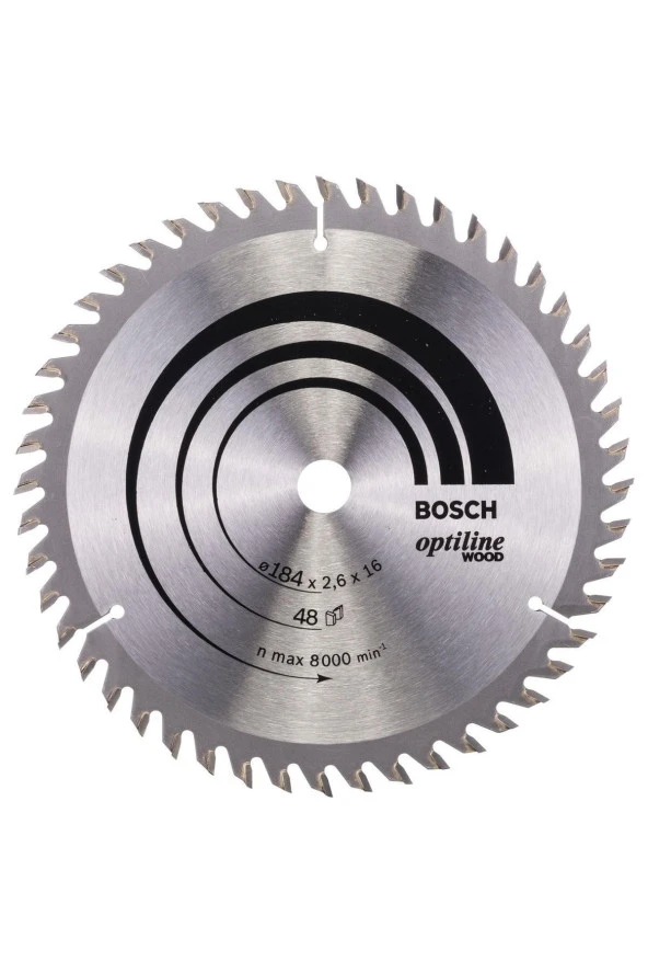 Daire Testere - OPTİLİNE WOOD 184*16 MM 48 Diş ürün görseli 1