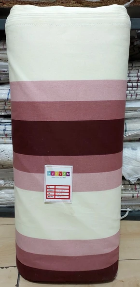 Balkon Perdesi Branda Kumaşı Metrelik (En 150cm)-Krem Bordo ürün görseli 1